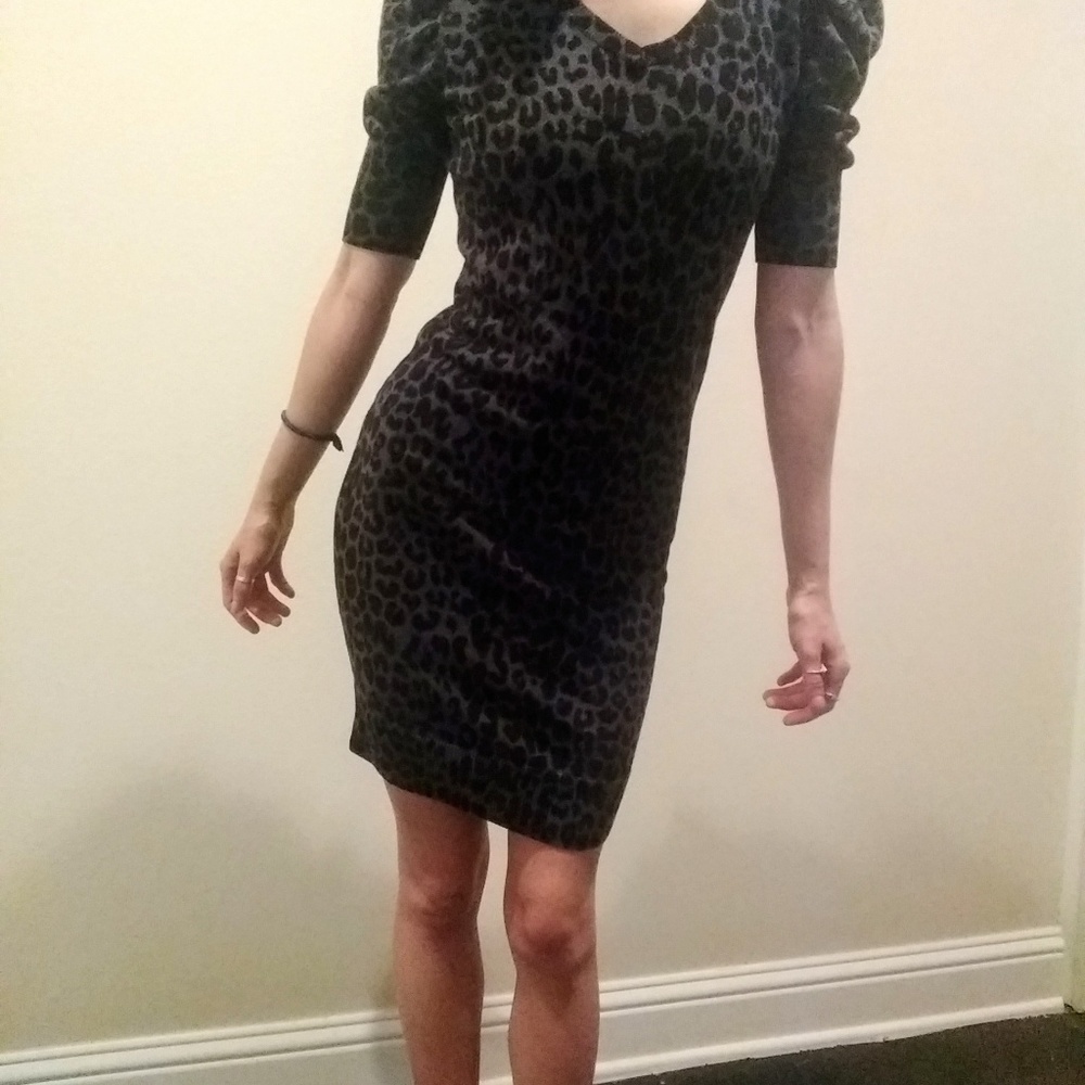 Leopard print bodycon